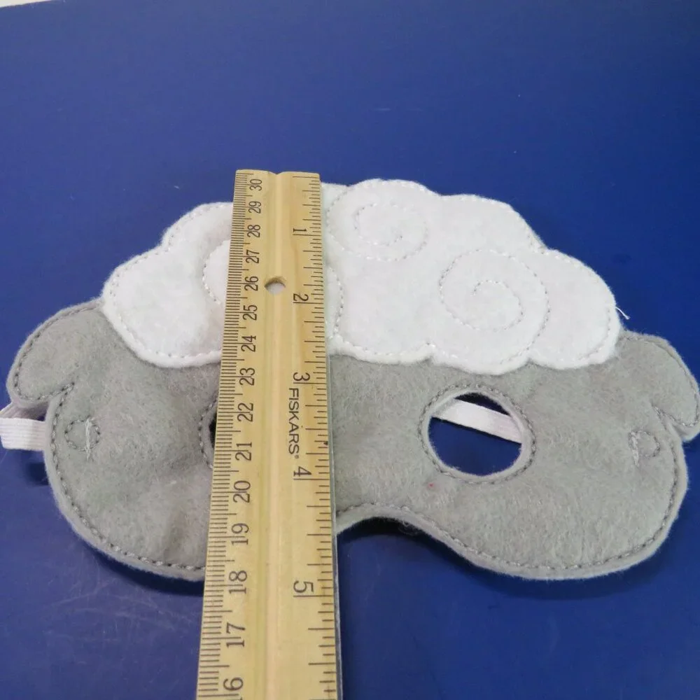sheep lamb fabric mask eye mask Halloween Nativity costume accessory